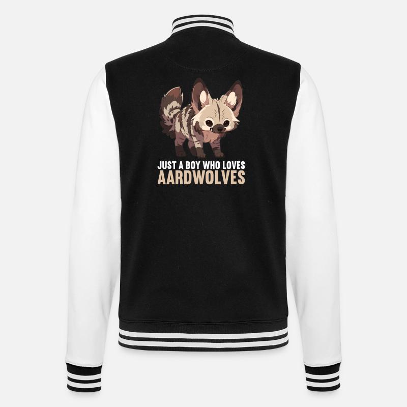 Erdwölfe Erdwolf - College-Sweatjacke - Schwarz/Weiß