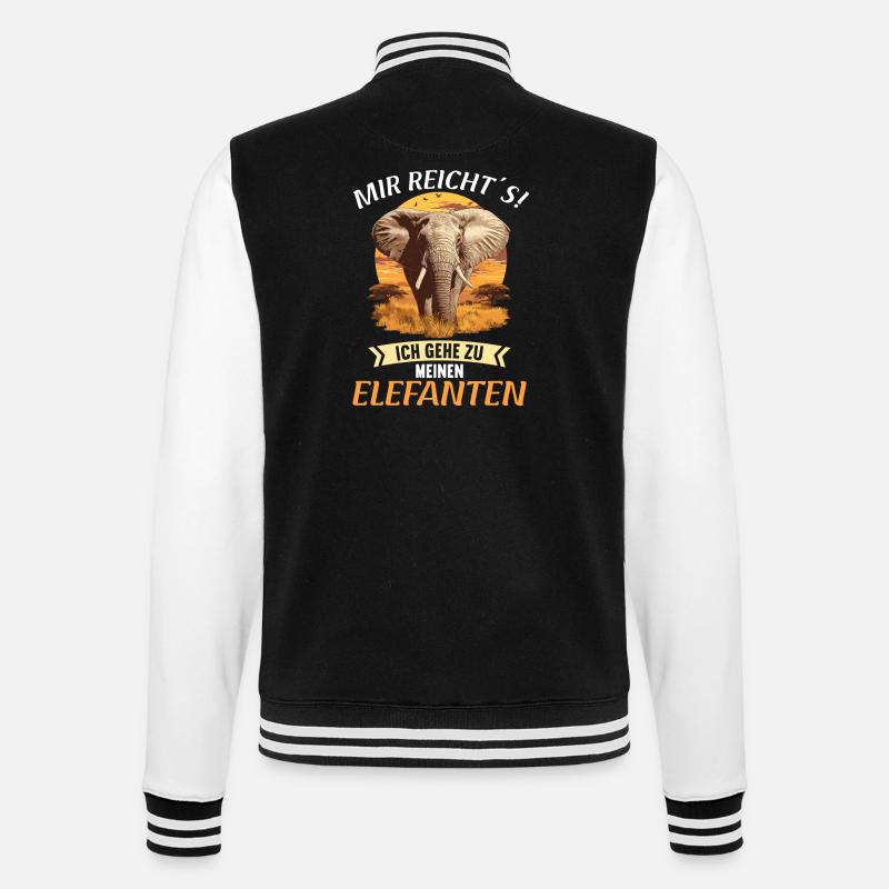 Éléphant Éléphant - Veste Teddy - noir/blanc