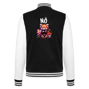 Panda roux Drôle de dicton Nope Renard de Feu - Veste Teddy - noir/blanc - Dos - Marisol (170cm)