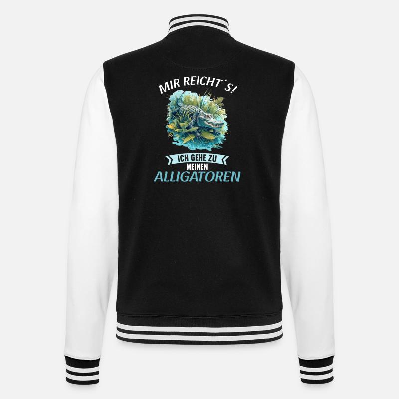 Alligatoren Alligator - Veste Teddy - noir/blanc