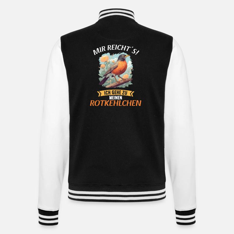 Robin Rotkehlchen - Veste Teddy - noir/blanc