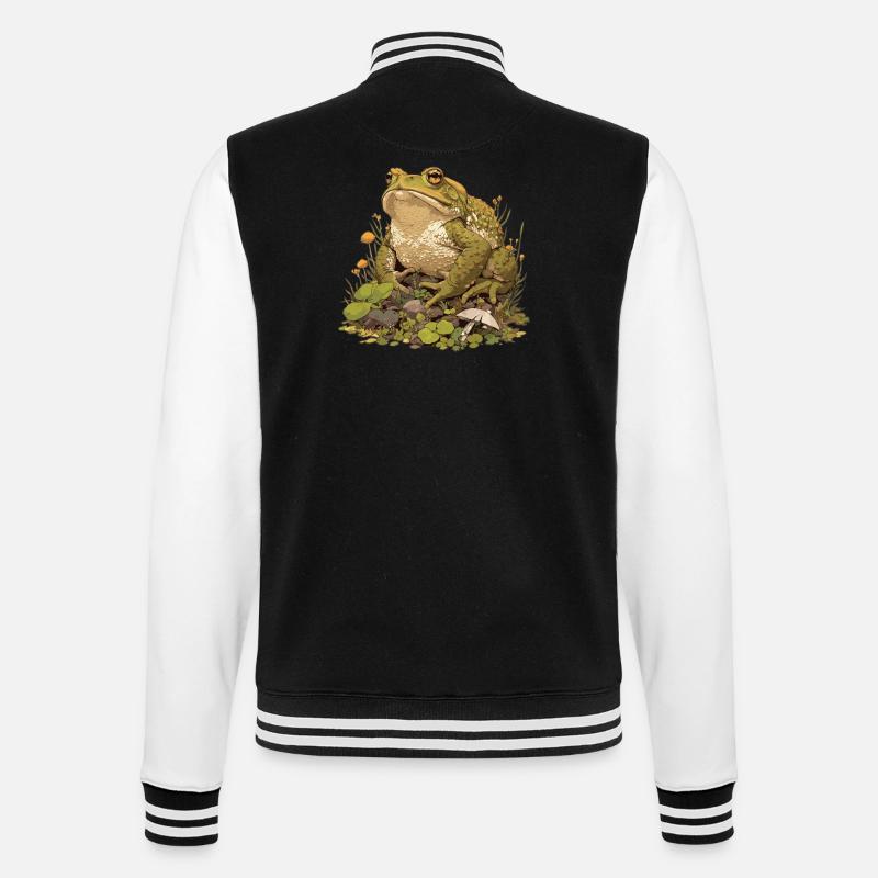 Crapaud crapaud crapaud - Veste Teddy - noir/blanc