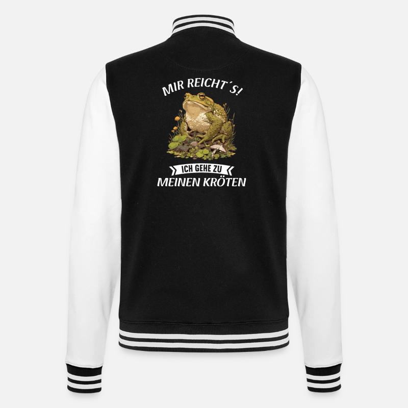 Toad Toads Toad - College Sweat Jacket - black/white