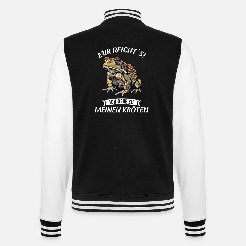 Crapaud crapaud crapaud - Veste Teddy - noir/blanc
