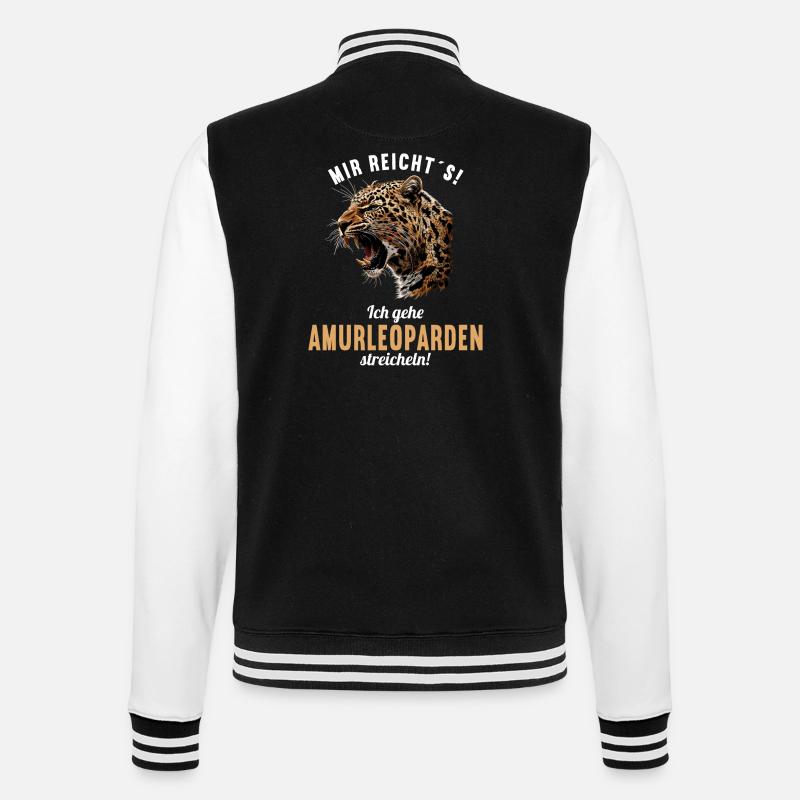 Léopard de l’Amour Amurleoparden Amurleopard - Veste Teddy - noir/blanc