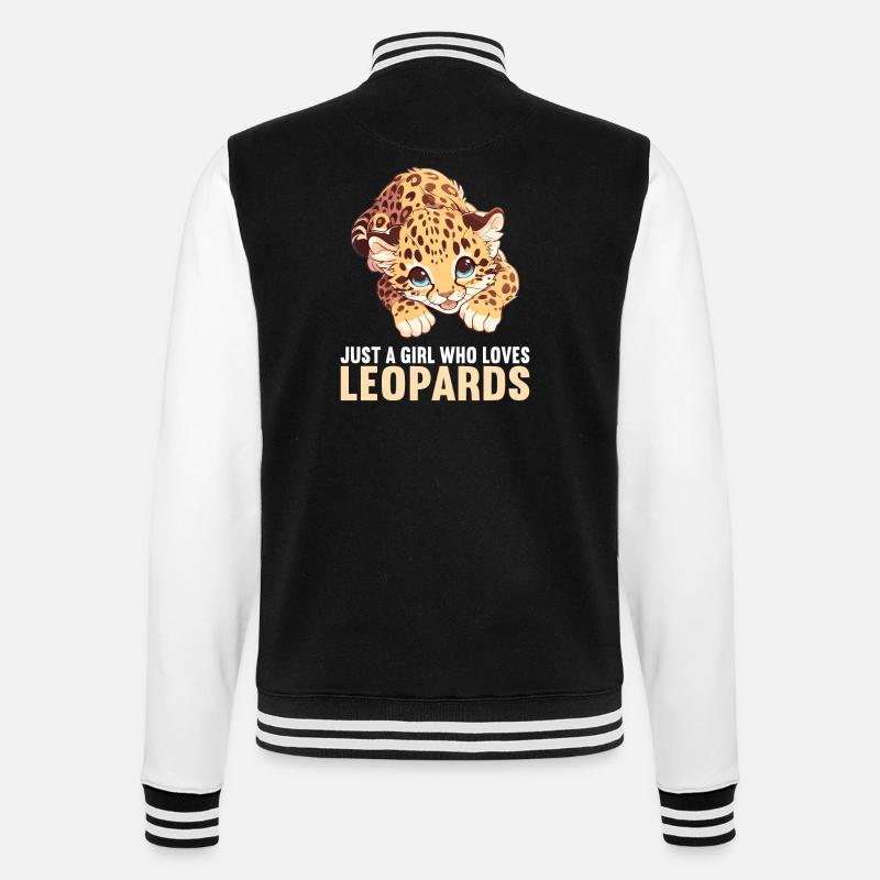 Léopard léopard - Veste Teddy - noir/blanc