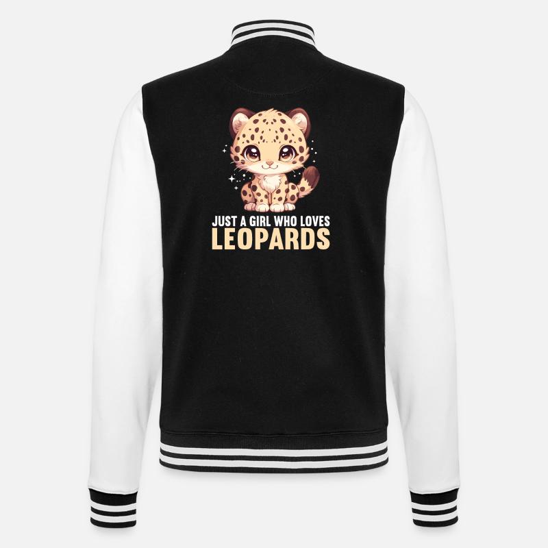 Léopard léopard - Veste Teddy - noir/blanc