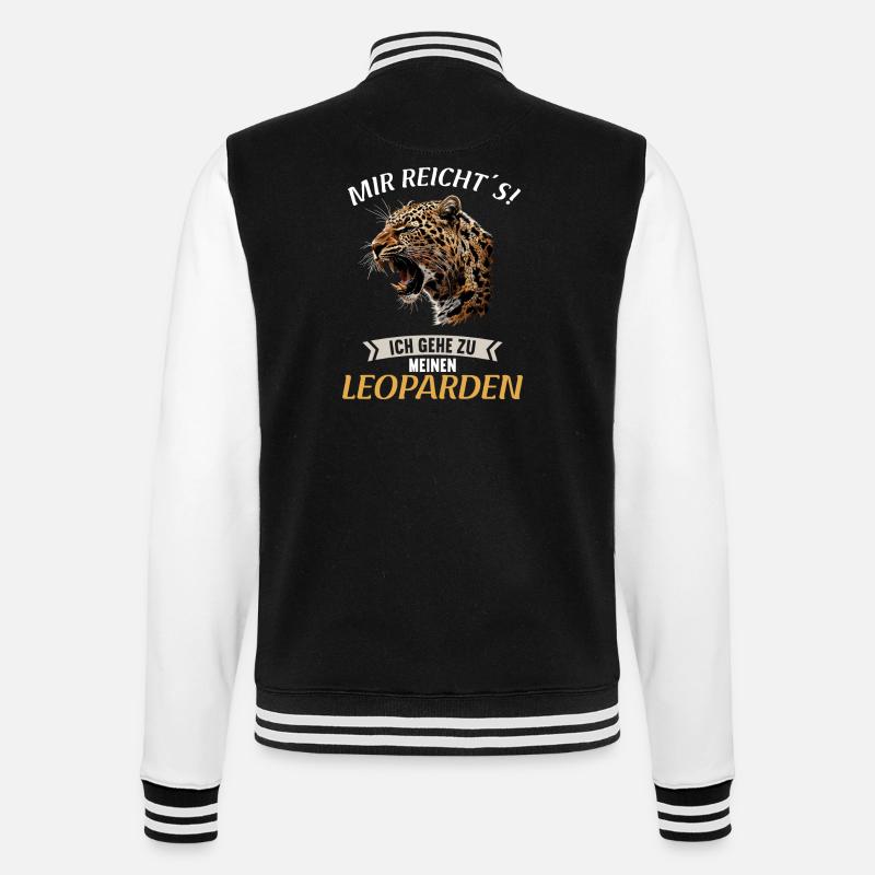 Léopard léopard - Veste Teddy - noir/blanc