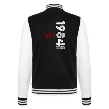 40ème Anniversaire Légendaire Juillet 1984 Millésime 1984 - Veste Teddy - noir/blanc - Dos - Marisol (170cm)