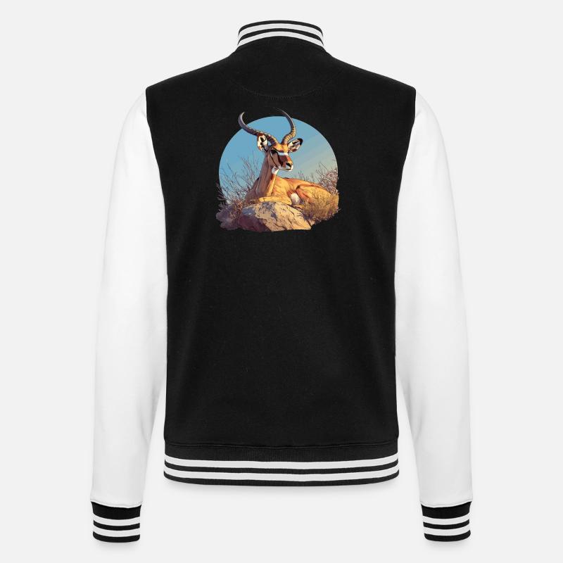 Antelope Antilopen Antilope - College-Sweatjacke - Schwarz/Weiß