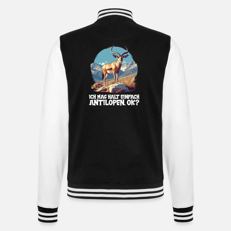 Antilope antilope antilope ouverte - Veste Teddy - noir/blanc