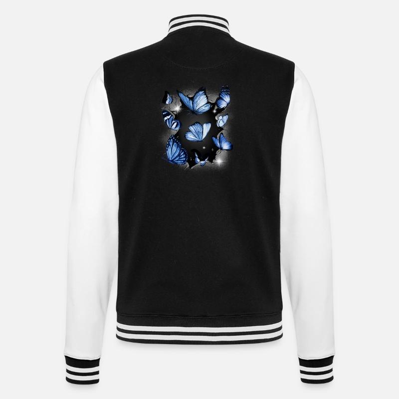 Papillons Papillon Insecte Insectes - Veste Teddy - noir/blanc