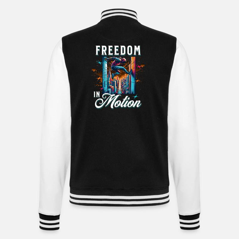 Parkour - Veste Teddy - noir/blanc