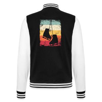 Figure Skating Figure Skating Ice Skating - College Sweat Jacket - black/white - Back - Marisol (170cm)