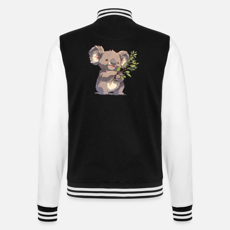 Koalas Koala - Veste Teddy - noir/blanc
