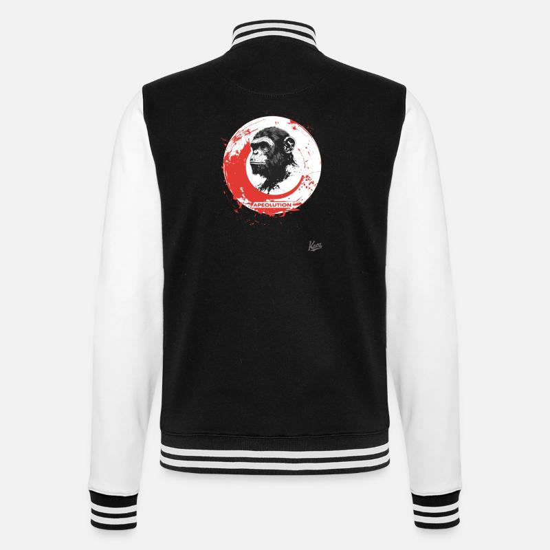 Apeolution : La révolution des singes - Veste Teddy - noir/blanc