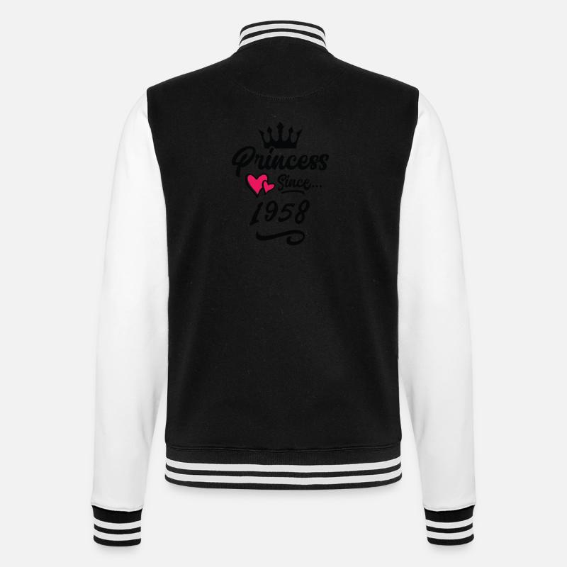 1958 Anniversaire de la princesse - Veste Teddy - noir/blanc