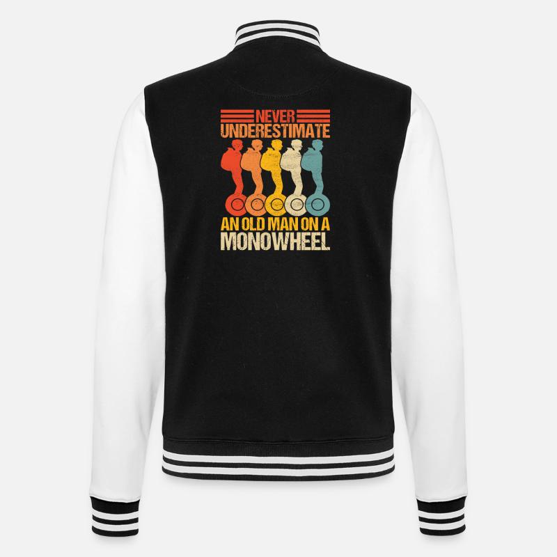 EUC Monoroue - Veste Teddy - noir/blanc