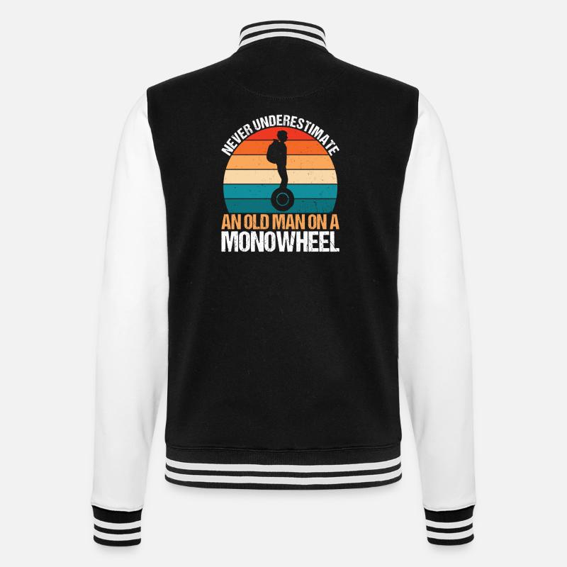 EUC Monowheel - College Sweat Jacket - black/white