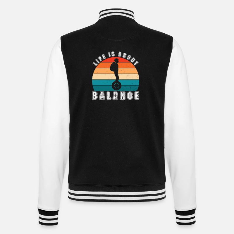 EUC Monoroue - Veste Teddy - noir/blanc
