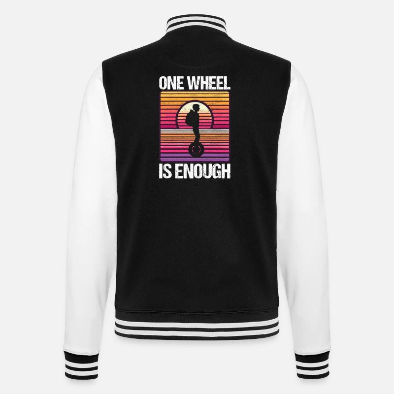 EUC Monowheel - College Sweat Jacket - black/white