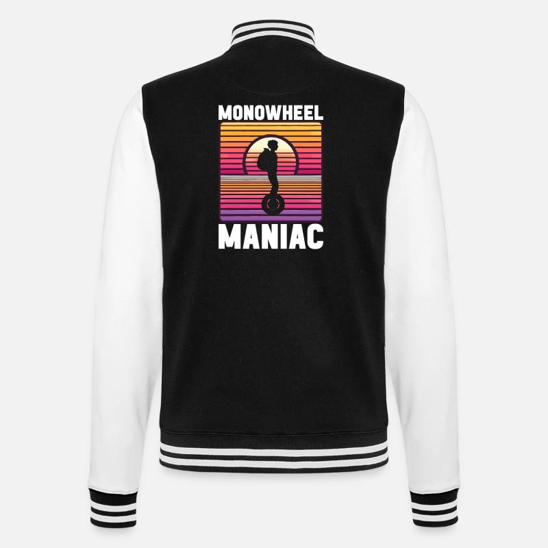 EUC Monowheel - College Sweat Jacket - black/white