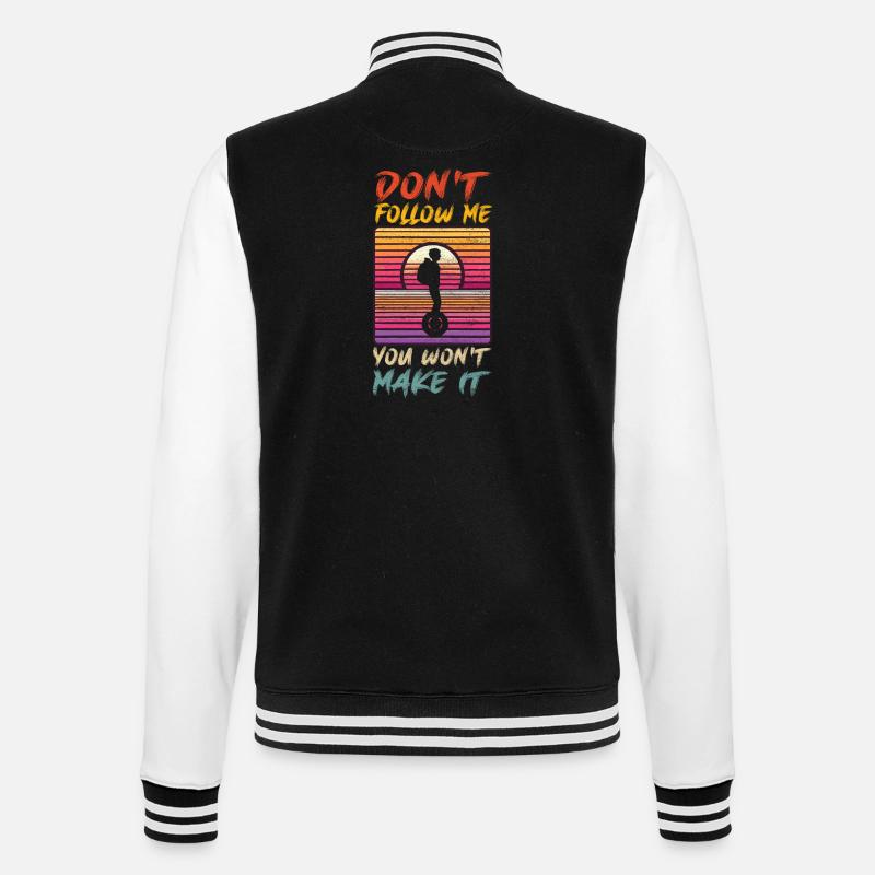 EUC Monoroue - Veste Teddy - noir/blanc