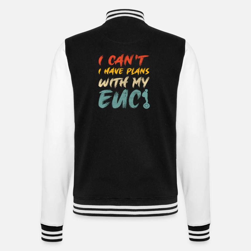 EUC Monoroue - Veste Teddy - noir/blanc