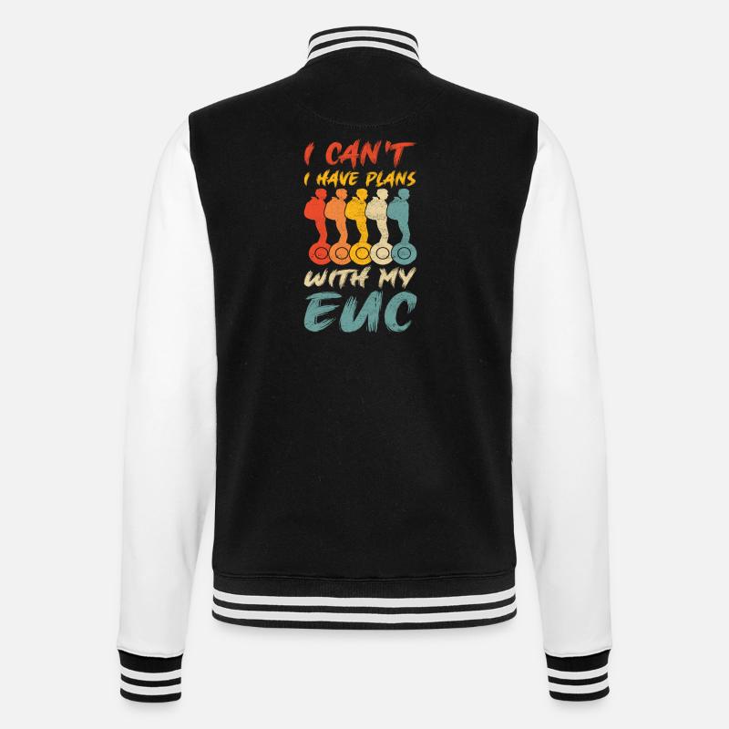 EUC Monoroue - Veste Teddy - noir/blanc