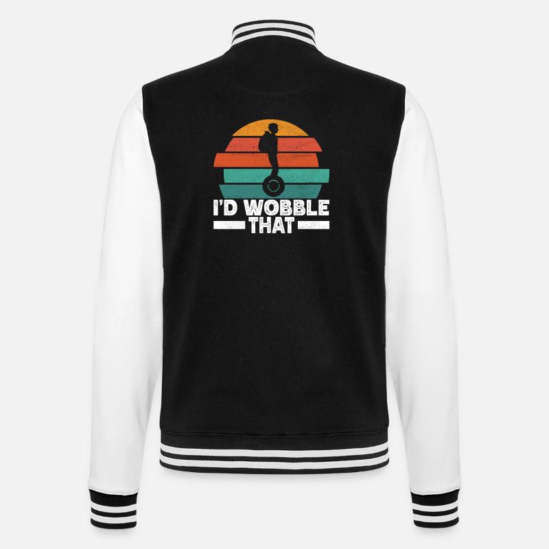 EUC Monoroue - Veste Teddy - noir/blanc