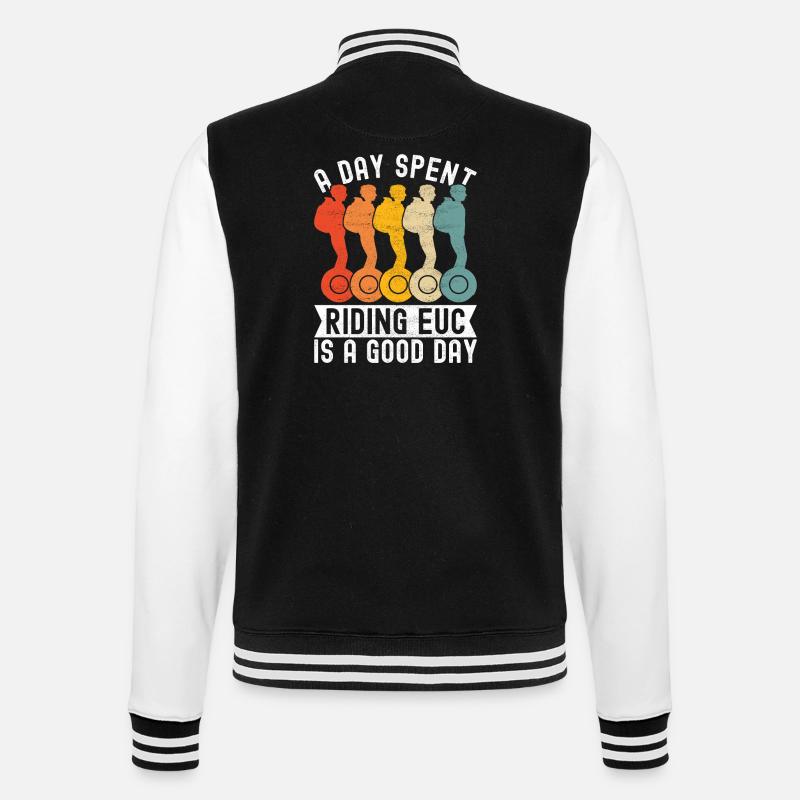 EUC Monoroue - Veste Teddy - noir/blanc