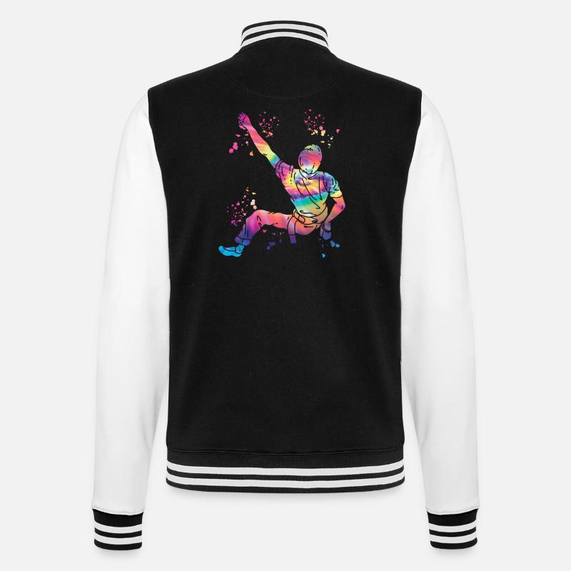 Boulderer Colorsplash Boulder Bouldering - Veste Teddy - noir/blanc
