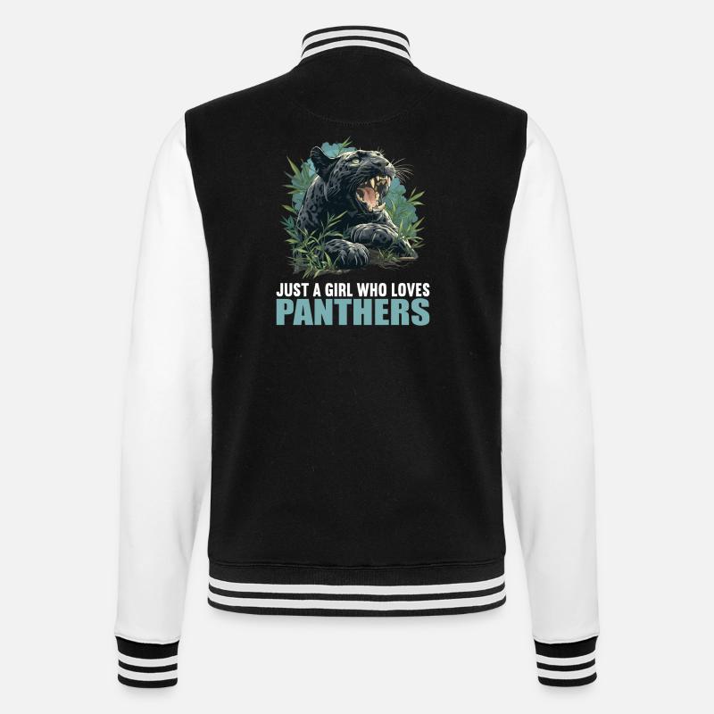 Panthers Panther - College Sweat Jacket - black/white