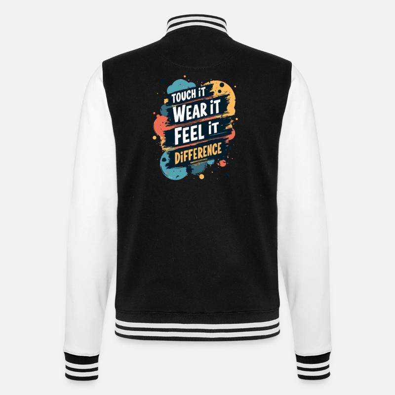 SENTEZ LA DIFFÉRENCE - Veste Teddy - noir/blanc