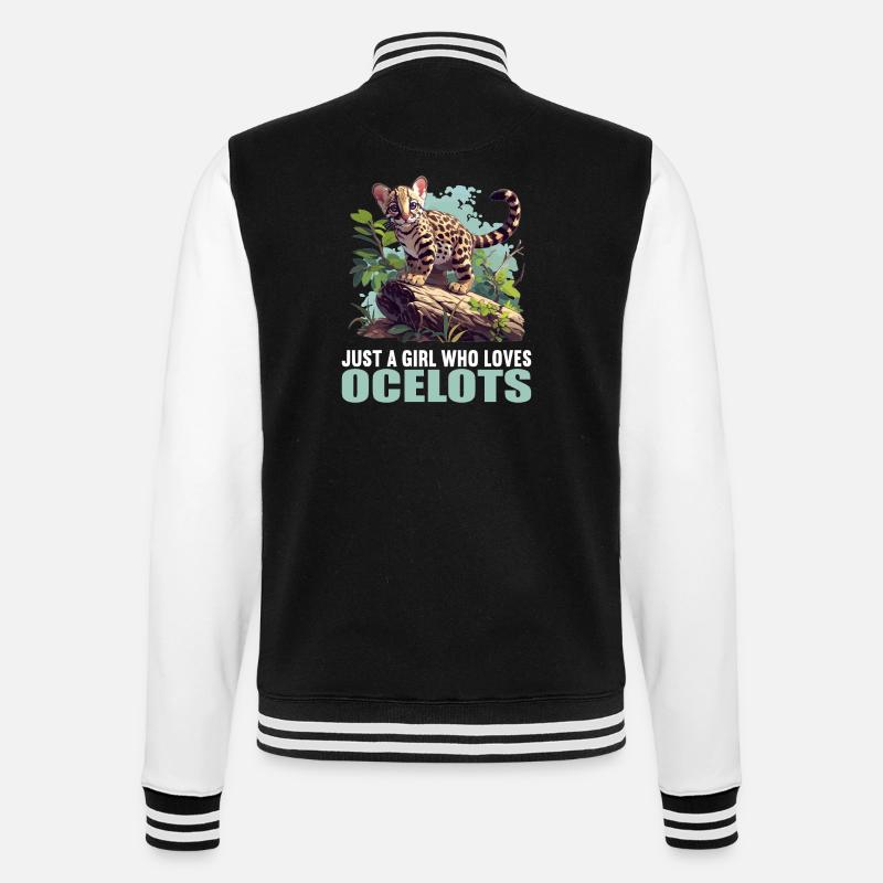 Ocelots Ocelot - College Sweat Jacket - black/white