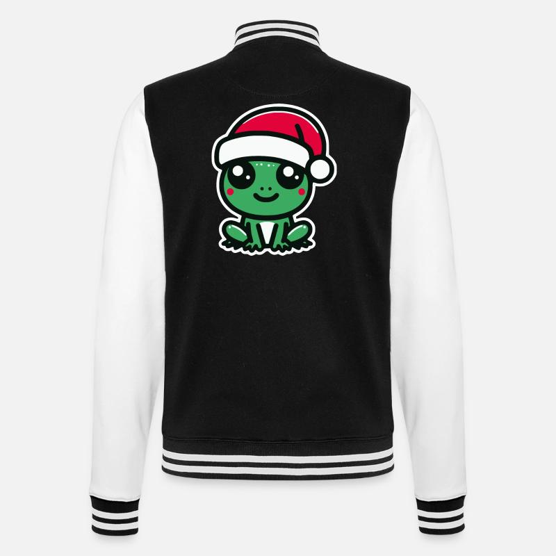 Grenouille de Noël - Veste Teddy - noir/blanc