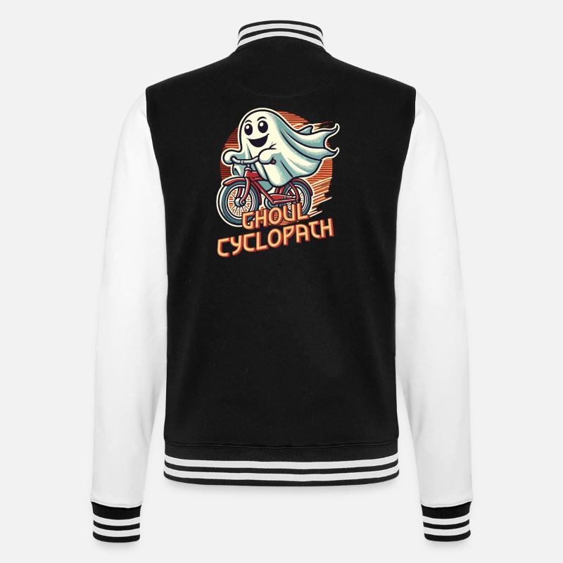 Ghoul Cyclopathe Ghost Cyclisme - Veste Teddy - noir/blanc