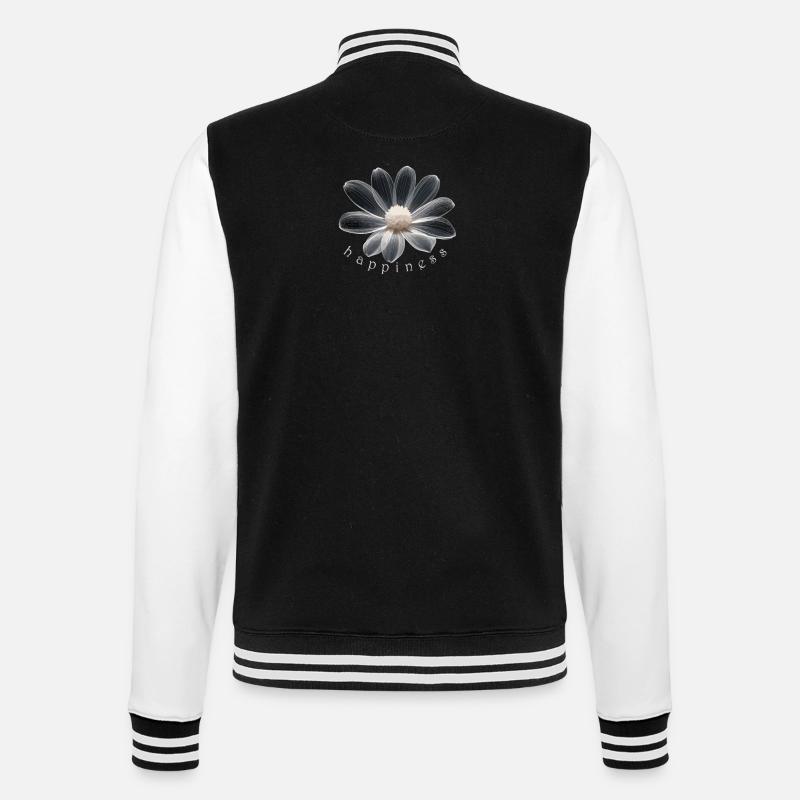 Glücksblume Fleur de bonheur - Veste Teddy - noir/blanc
