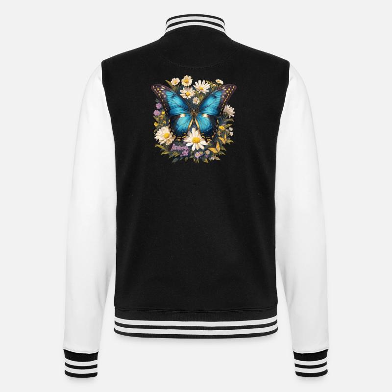 papillon papillons papillon papillon - Veste Teddy - noir/blanc