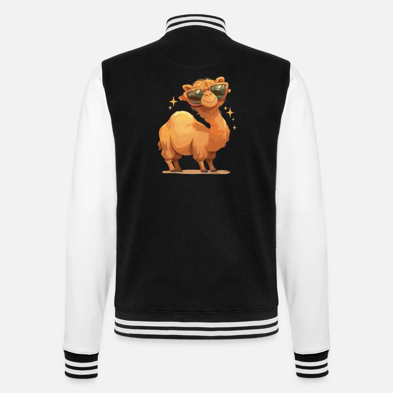 Camel Kamele Kamel - College-Sweatjacke - Schwarz/Weiß