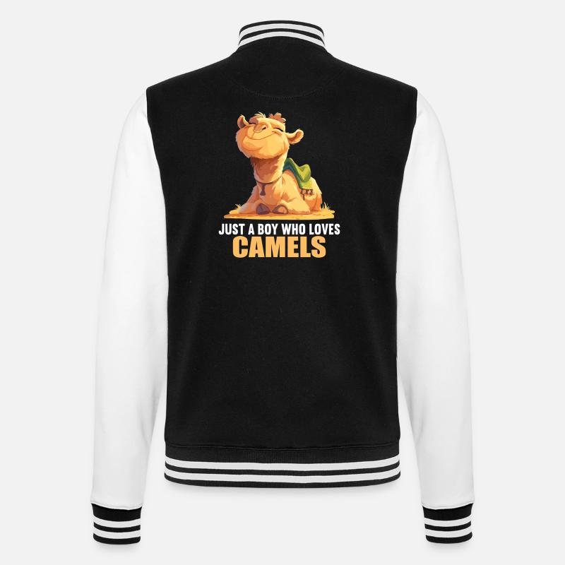 Camel Kamele Kamel - College Sweat Jacket - black/white