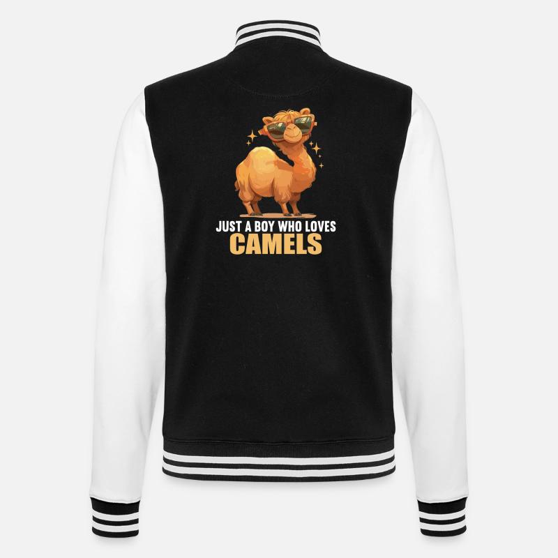 Camel Kamele Kamel - College-Sweatjacke - Schwarz/Weiß