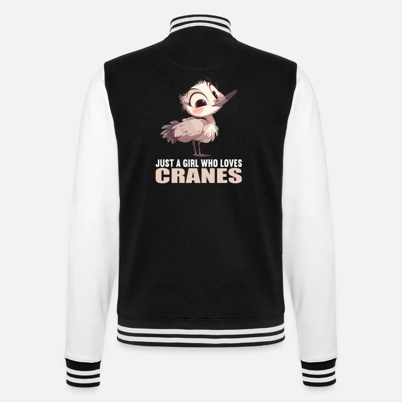 Cranes Crane - College Sweat Jacket - black/white