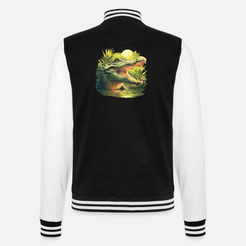 Crocodiles Crocodile - Veste Teddy - noir/blanc