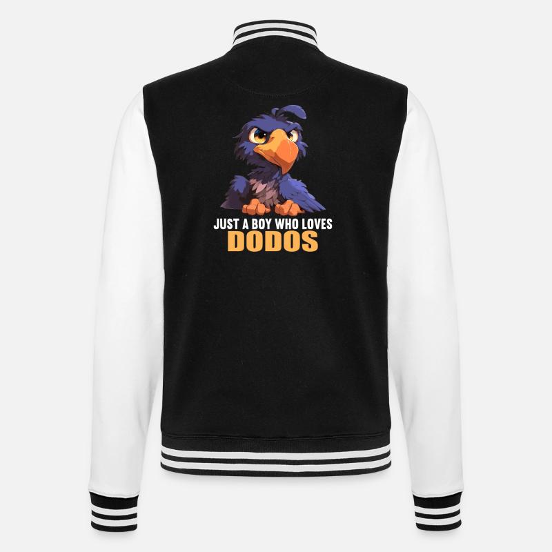 Dodos Dodo - College-Sweatjacke - Schwarz/Weiß