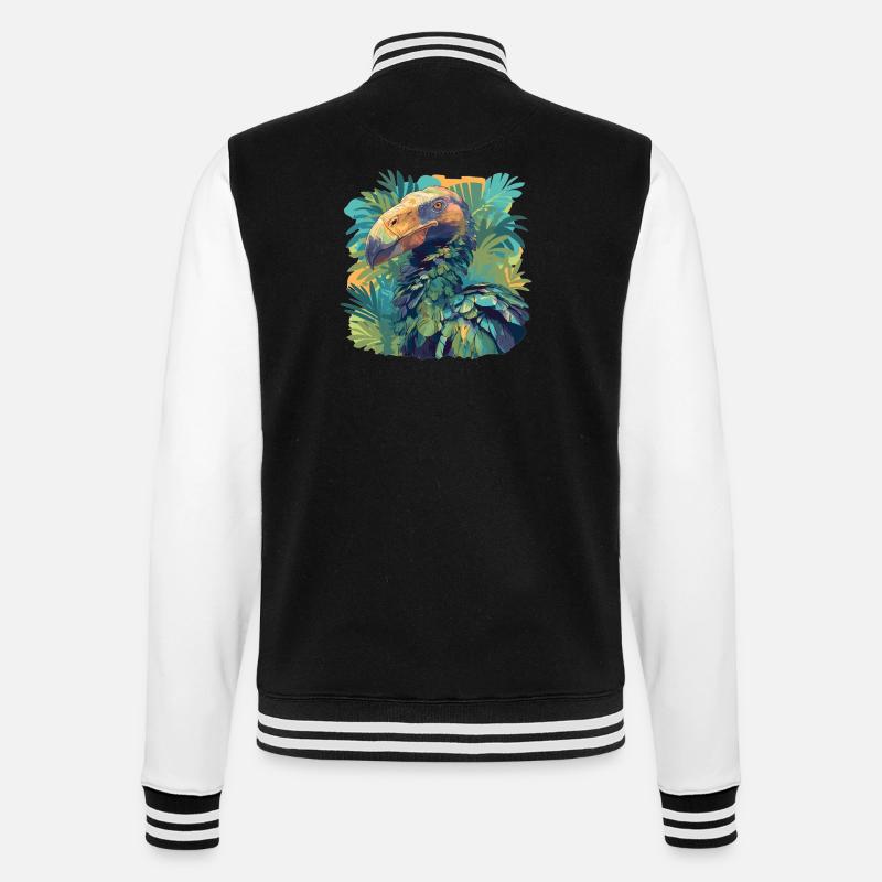 Dodos Dodo - College Sweat Jacket - black/white