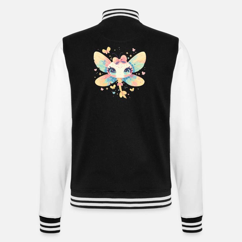 Libellules Libellule - Veste Teddy - noir/blanc