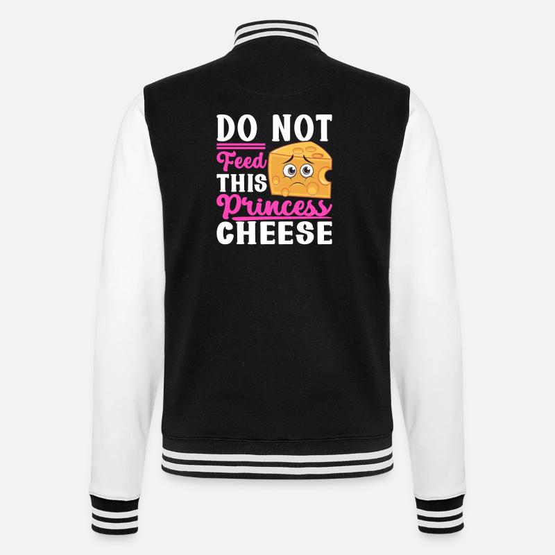 Lactose intolerance Lactose intolerant - College Sweat Jacket - black/white