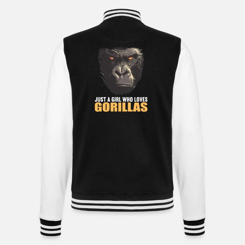 Gorilles Gorilles - Veste Teddy - noir/blanc