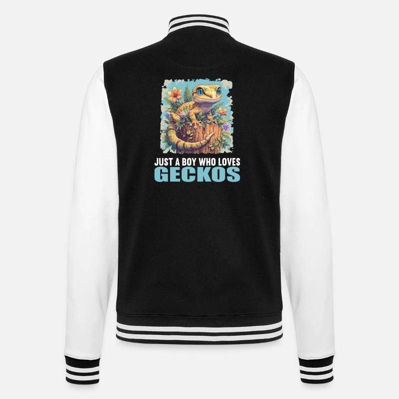 Geckos Geckos - Veste Teddy - noir/blanc